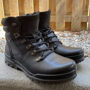 Ecco Track 6 Gore-tex Black Hiking Boots Size EU 40 US 7